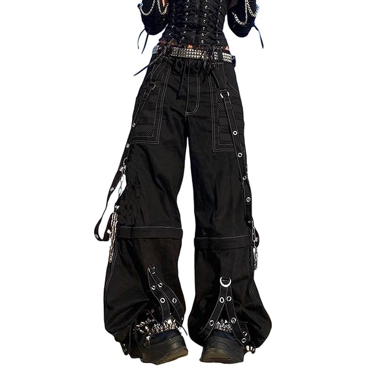 Tripp NYC Electro Pants [Black/Red] XS at Amazon Men's